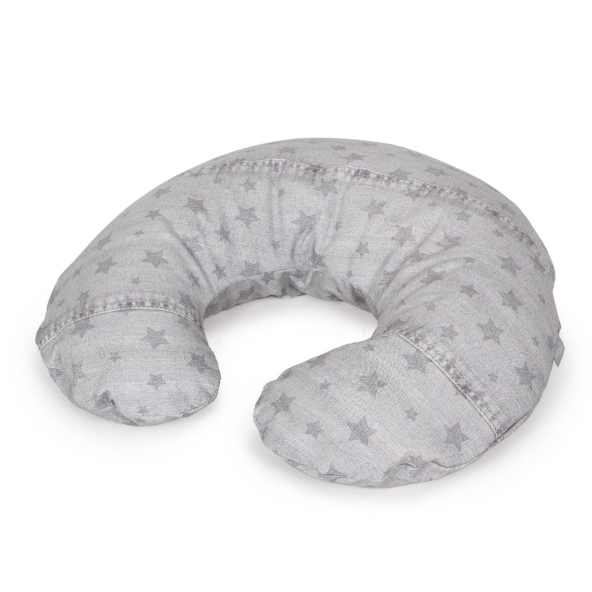 Jastuk za dojenje Mini Denim Style Stars grey (180×33)